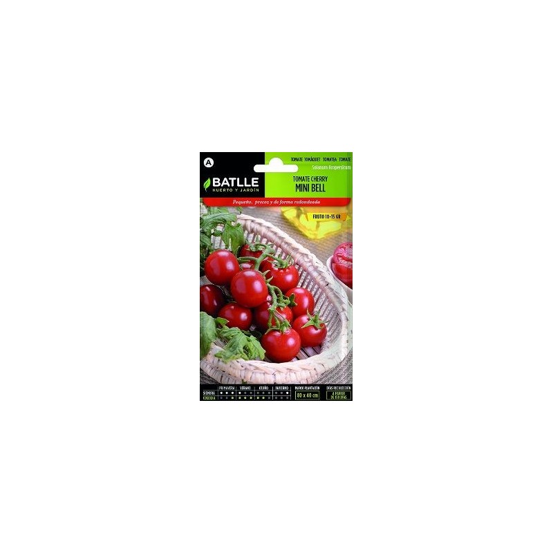 SEMILLAS TOMATE CHERRY COCKTAIL 0,5GR