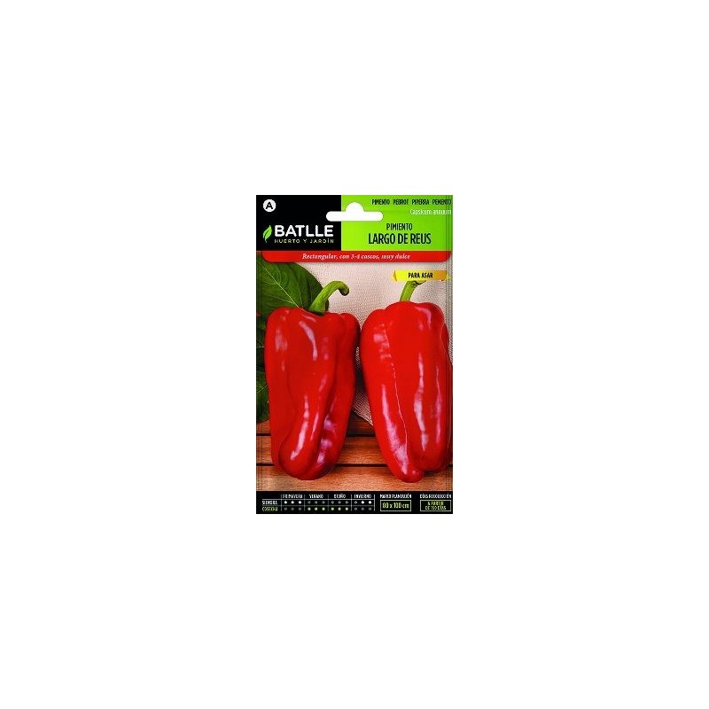 SEMILLAS PIMIENTO LARGO DE REUS 2GR