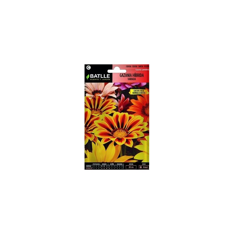SEMILLAS GAZANIA HIBRIDA 0,4GR