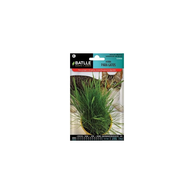 SEMILLAS HIERBA PARA GATOS 15GR