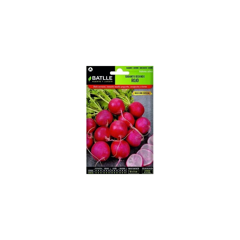 SEMILLAS RABANITO ROJO 15GR