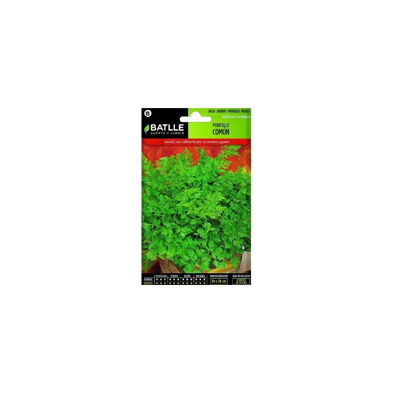 SEMILLAS PERIFOLLO COMUN 12GR